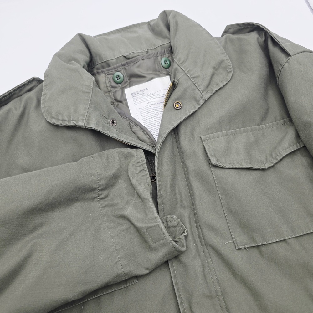 Rothco M-65 Field Jacket Mens 2XL Regular Olive Drab Green Military Coat 1-0506